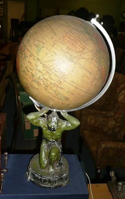 Lot 109 - An Early 20th Century 'Geographia' 10 Inch Illuminated Terrestrial Globe by Geographia Ltd, 55...