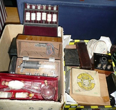 Lot 146 - A Collection of Scientific and Medical Items, including a Mk II Astro-Compass in a Bakelite...