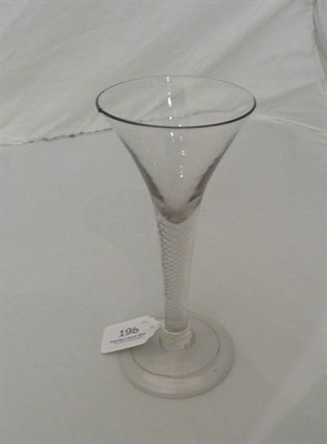 Lot 198 - Air twist wine glass