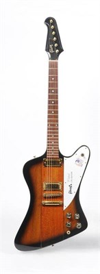 Lot 214 - A Gibson Reverse Firebird, 1976, with one piece mahogany through neck, rosewood fingerboard,...