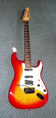 Lot 221 - A Charvel Strat Style Guitar, serial number 358987, with one piece maple neck, rosewood...