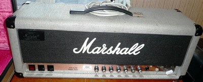 Lot 222 - A Marshall Silver Jubilee model 2550, JCM25/50 Amp Head, with mains power standby high/low...