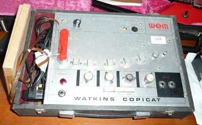 Lot 224 - A Wem Watkins Copycat with spare tape loop