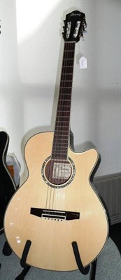 Lot 231 - An Ibanez Single Cutaway Nylon Strung Electro-Acoustic Guitar, fitted with Fishman pick-up