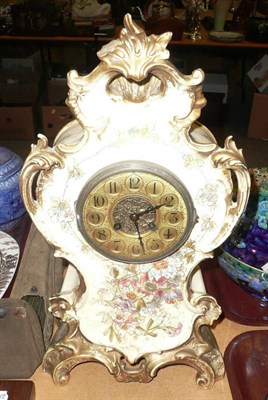 Lot 272 - Edwardian mantel clock