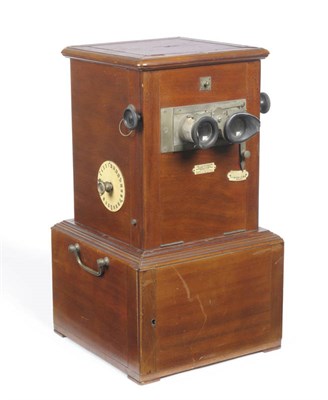 Lot 329 - A French Mahogany Cased Table Top Stereoscopic Viewer - 'Le Taxiphote Distributeur Auto...