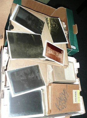 Lot 336 - A Collection of Glass Photographic Plates, including six 12 inch by 10 inch plates of Dundee...