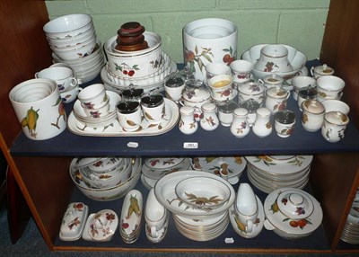 Lot 381 - Twelve setting Royal Worcester Evesham dinner wares - thirty six plates, four tureens, two...