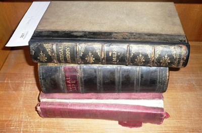 Lot 397 - One leather-bound volume Practical Farriery by W J Miles and two other volumes