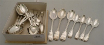 Lot 402 - Twelve teaspoons and twelve dessert spoons