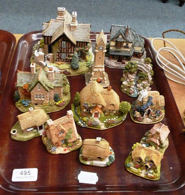 Lot 495 - Twelve Lilliput Lane groups (various sizes) including 'Chatsworth view'