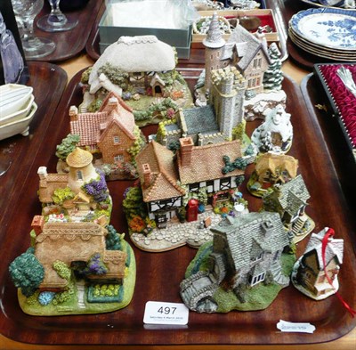 Lot 497 - Twelve Lilliput Lane groups (various sizes) including "The Old Shop at Bignor" and "Straddling...