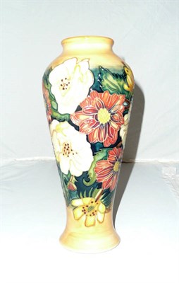 Lot 531 - A modern Moorcroft  vase, designed by Emma Bossons, Moorcroft Collectors Club, no 521