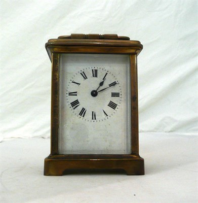 Lot 542 - Cased carriage clock