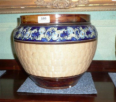 Lot 586 - Large Doulton planter