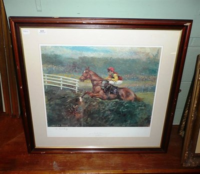 Lot 623 - Framed print "Steward's Enquiry", signed, limited edition framed print signed limited edition...