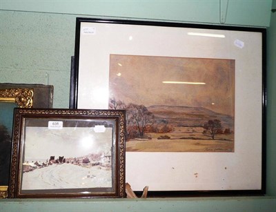 Lot 635 - George Jackson framed watercolour, George Graham signed etching and another watercolour