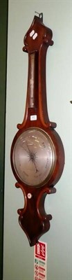 Lot 653 - Rosewood cased barometer