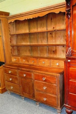 Lot 660 - Pine kitchen dresser