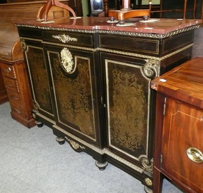 Lot 750 - Boulle credenza