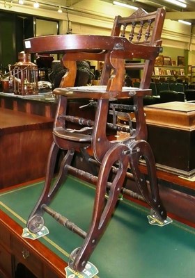 Lot 757 - Folding child's high chair