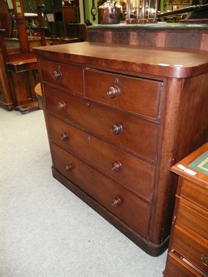 Lot 758 - Victorian mahogany chest