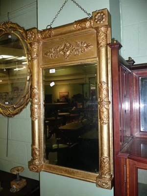 Lot 782 - Gilt pier mirror