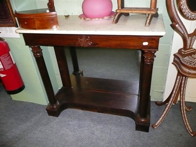 Lot 788 - William IV marble top pier table