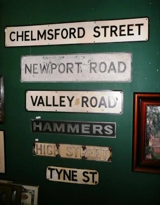 Lot 907 - Six assorted street name signs