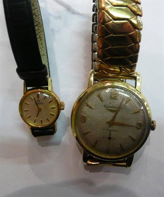 Lot 68 - Longines wristwatch and an Omega lady's watch