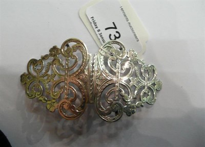 Lot 73 - A silver nurse's buckle, hallmarked Birmingham 1910