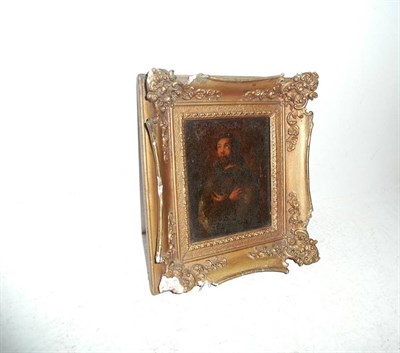 Lot 132 - 19th century continental oil, apostle