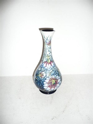 Lot 142 - Modern Moorcroft "Love in a Mist" vase, Limited Edition 24/300, 12" high