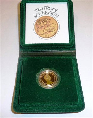 Lot 315 - 1980 proof sovereign