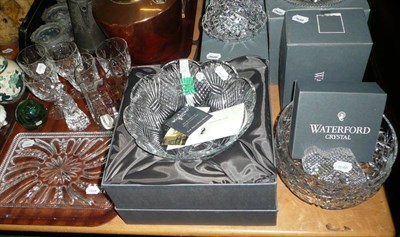 Lot 340 - Quantity of crystal including drinking glasses and bowls