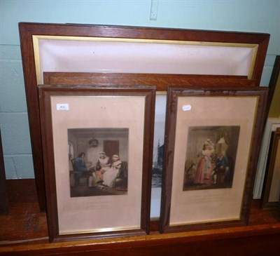 Lot 431 - Engraving 'Blue Riband' and four others