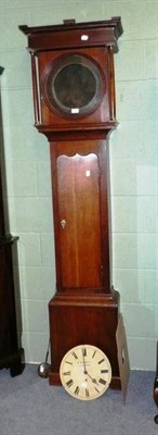 Lot 479 - An oak cased longcase clock