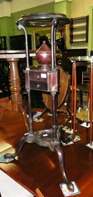 Lot 501 - 19th century mahogany washstand