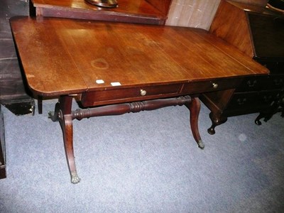 Lot 569 - Regency mahogany sofa table with later alterations