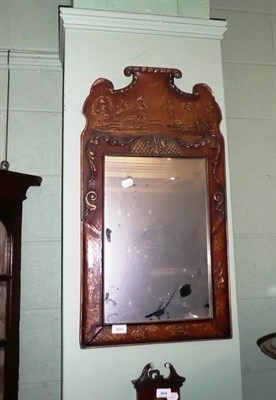 Lot 603 - 18th century wall mirror