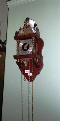 Lot 612 - Dutch wall clock