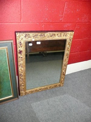 Lot 671 - 19th century gilt-framed mirror