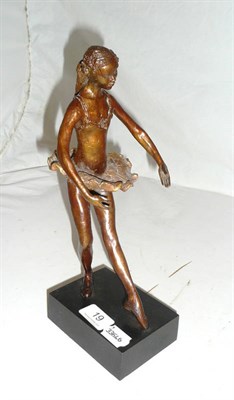 Lot 19 - Tom Mansfield - a bronze ballerina