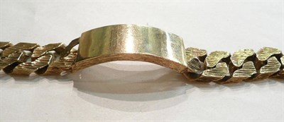 Lot 88 - A 9ct gold bracelet, 99g
