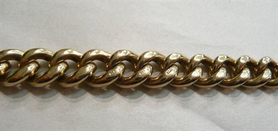 Lot 109 - A 9ct watch chain, approximately 56g