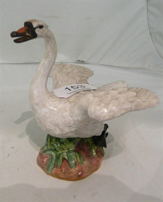 Lot 153 - Meissen swan figure (a.f.)