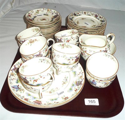 Lot 165 - A Royal Worcester tea set, twelve piece