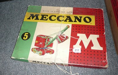 Lot 217 - A Meccano No.5 set