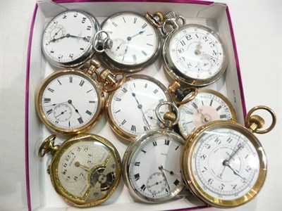 Lot 252 - Nine pocket watches