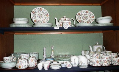 Lot 279 - Doulton 'Sonnet' tea set, a quantity of Minton 'Haddon Hall' tea and dinner ware, Royal Crown Derby